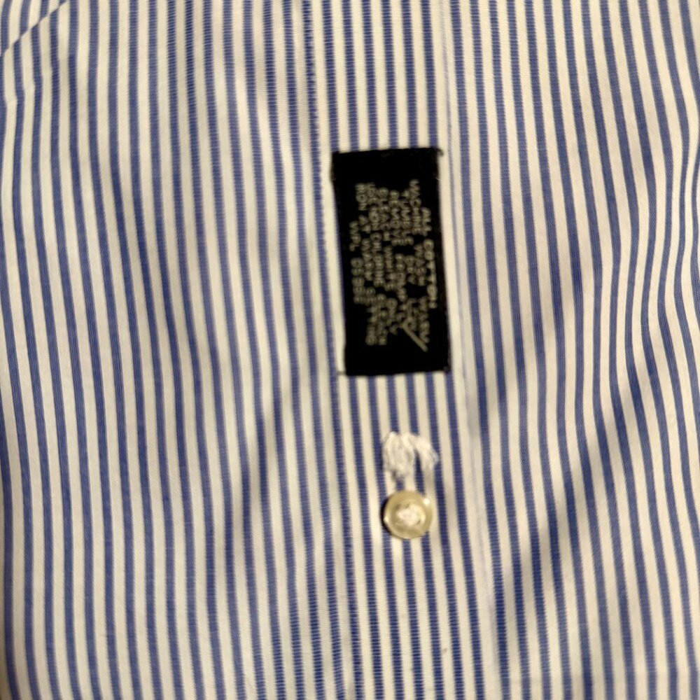 JOSEPH A BANKS MENS DRESS SHIRTS, SET OF 4, SIZE 16.5 X 34, 100% NO-IRON COTTON - Picture 12 of 16